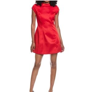 Bardot Delphi Hourglass Satin Dress NWT